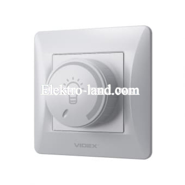 Диммер (регулятор яркости) Led 200w серебрянный шелк Videx Binera 